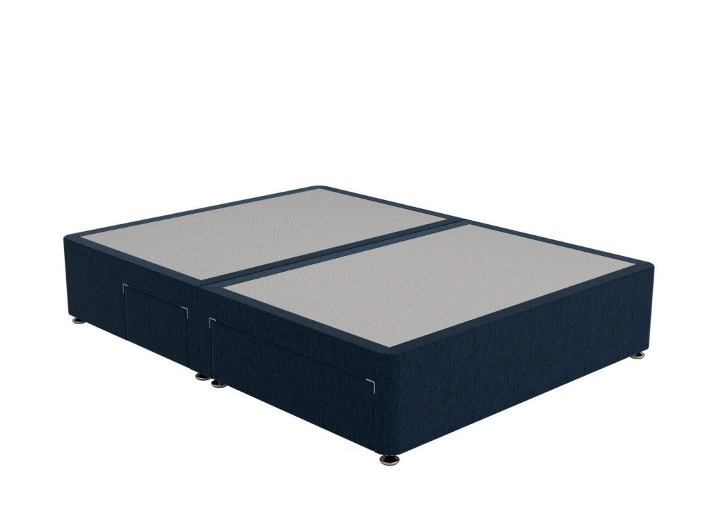 Dream Team Divan Bed Base  60 Super King  Blue | Bed Sava