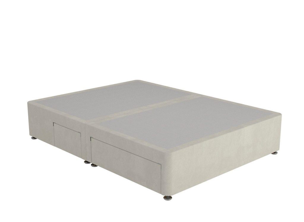 Dream Team Divan Bed Base  60 Super King  Grey | Bed Sava