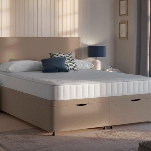 Dreams Workshop Ottoman Divan Bed Base  46 Double  Beige | Bed Sava