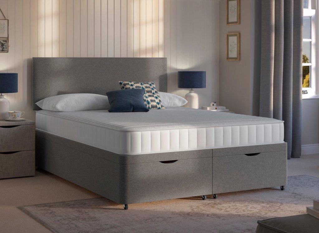 Dreams Workshop Ottoman Divan Bed Base  50 King  Grey | Bed Sava