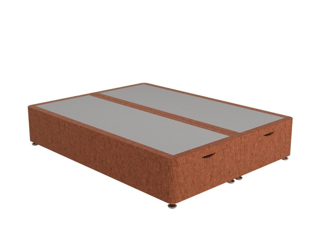 Dream Team Ottoman Divan Bed Base  60 Super King  Orange | Bed Sava
