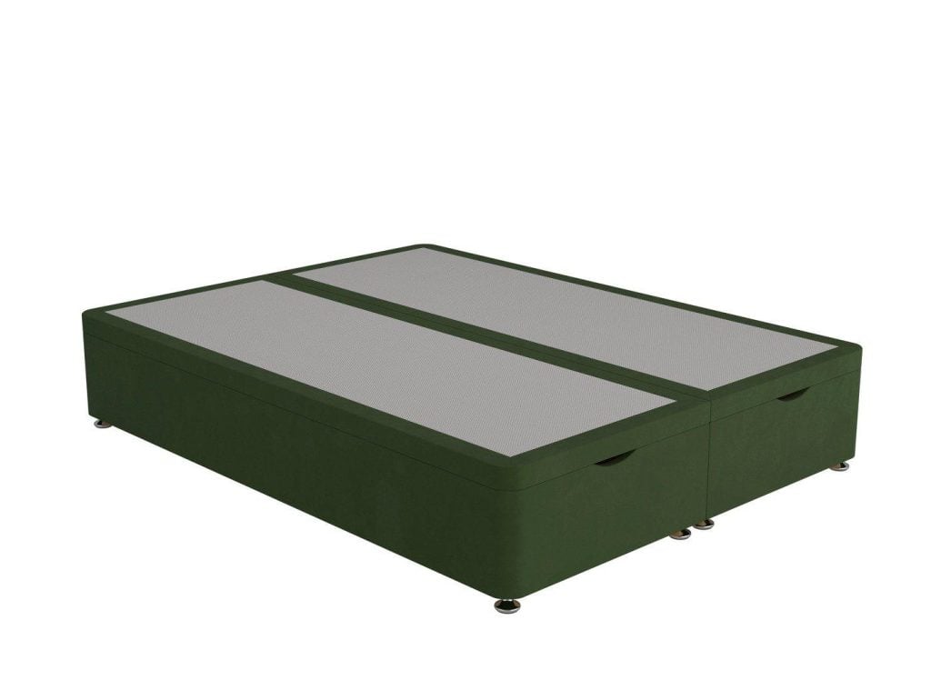 Dream Team Ottoman Divan Bed Base  46 Double  Green | Bed Sava