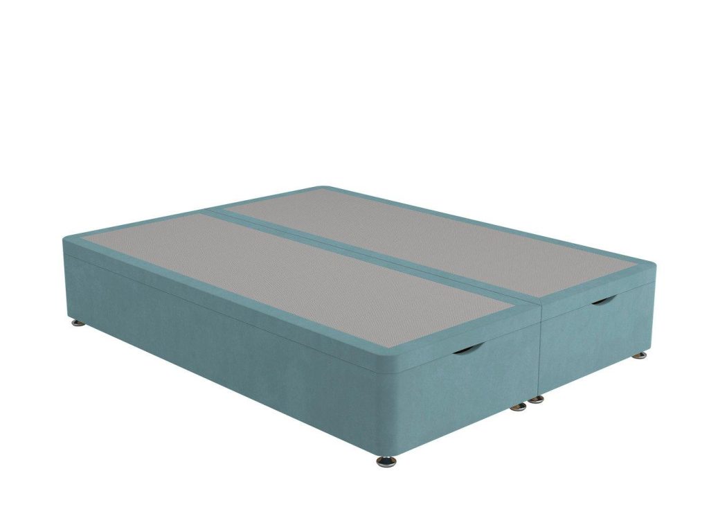 Dream Team Ottoman Divan Bed Base  60 Super King  Blue | Bed Sava