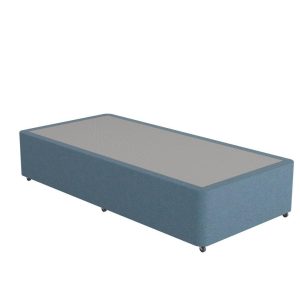Dreams Workshop Divan Bed Base  26 Small Single  Blue | Bed Sava