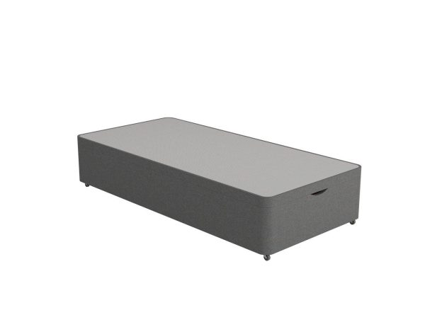 Dreams Workshop Ottoman Divan Bed Base  30 Single  Grey | Bed Sava
