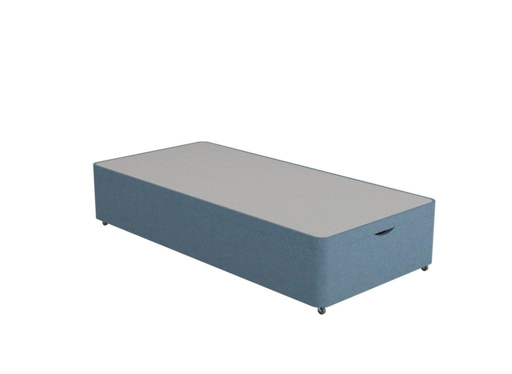 Dreams Workshop Ottoman Divan Bed Base  30 Single  Blue | Bed Sava