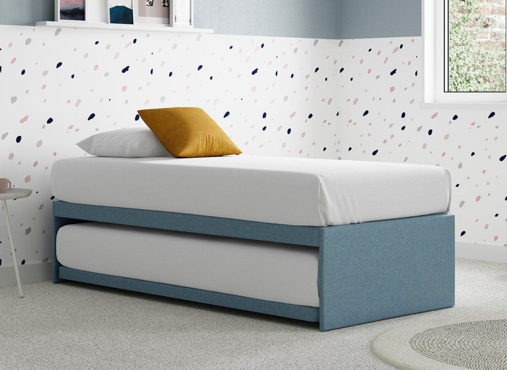 Dreams Workshop Guest Divan Bed Base  30 Single  Blue | Bed Sava