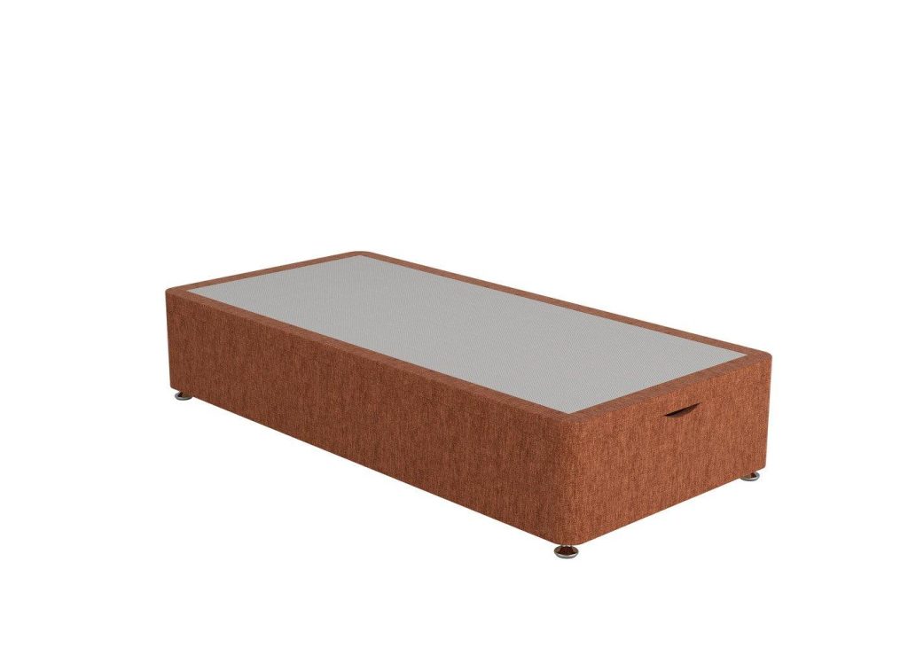 Dream Team Ottoman Divan Bed Base  30 Single  Orange | Bed Sava