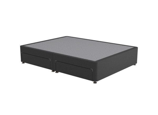 Sealy Divan Base  60 Super King  Grey | Bed Sava
