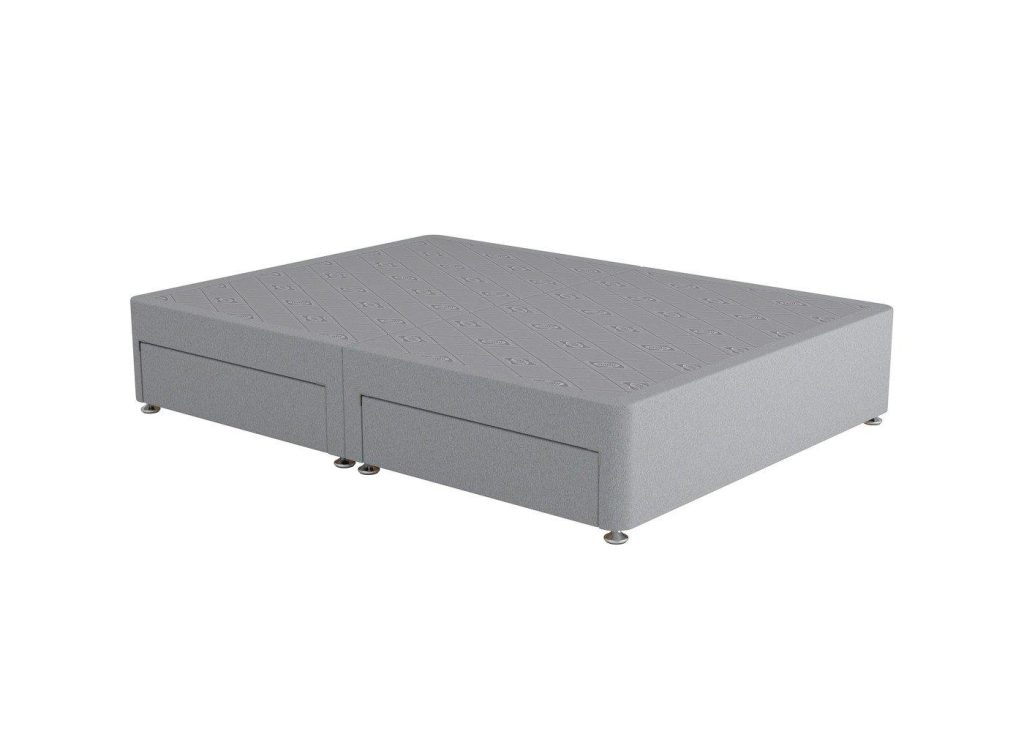 Sealy Divan Base  60 Super King  Silver | Bed Sava