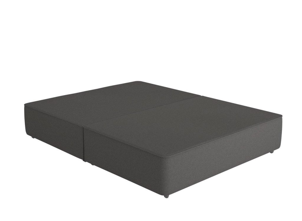 Flaxby Sprung Divan Base - 4'0 Small Double - Grey