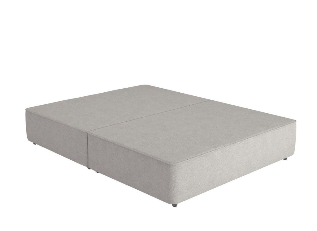 Flaxby Sprung Divan Base - 4'0 Small Double - Cream