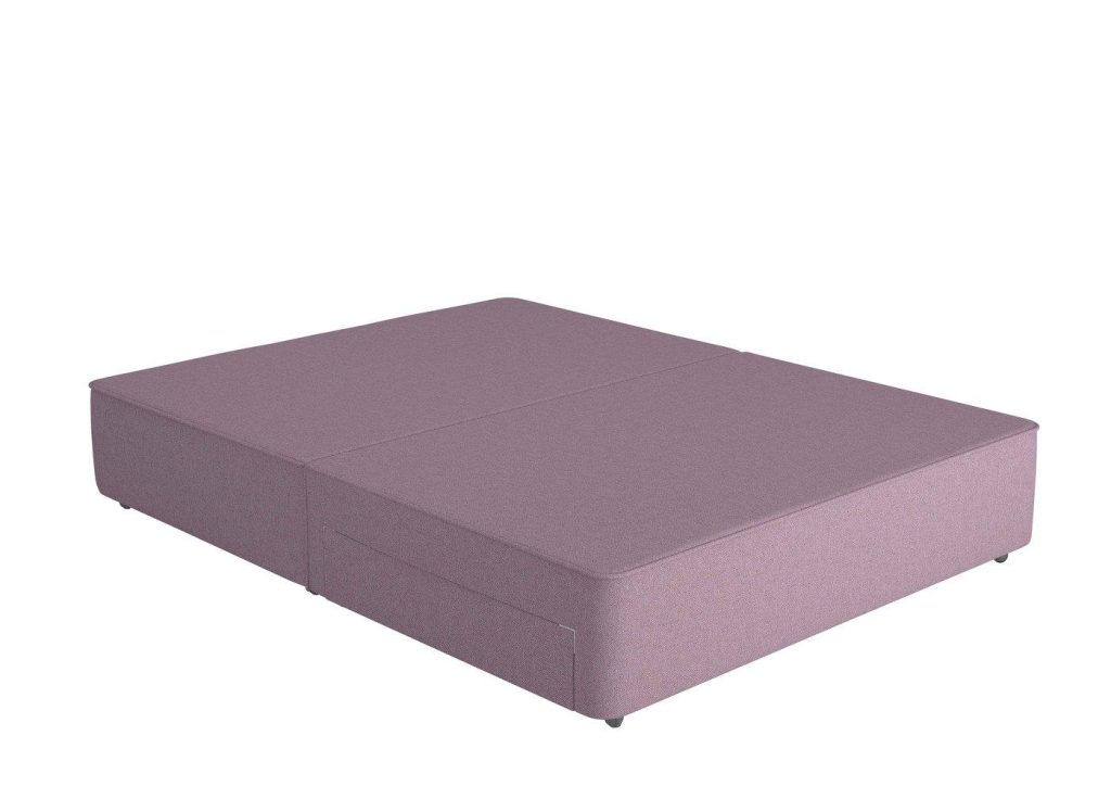 Flaxby Sprung Divan Base  60 Super King  Purple | Bed Sava