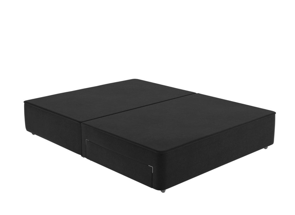 Flaxby Sprung Divan Base  50 King  Grey | Bed Sava