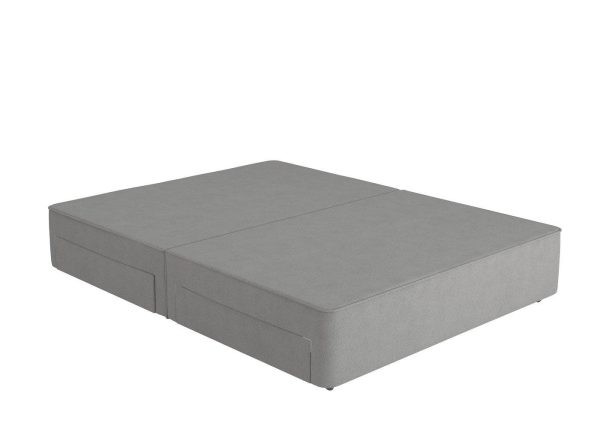 Flaxby Sprung Divan Base  60 Super King  Silver | Bed Sava