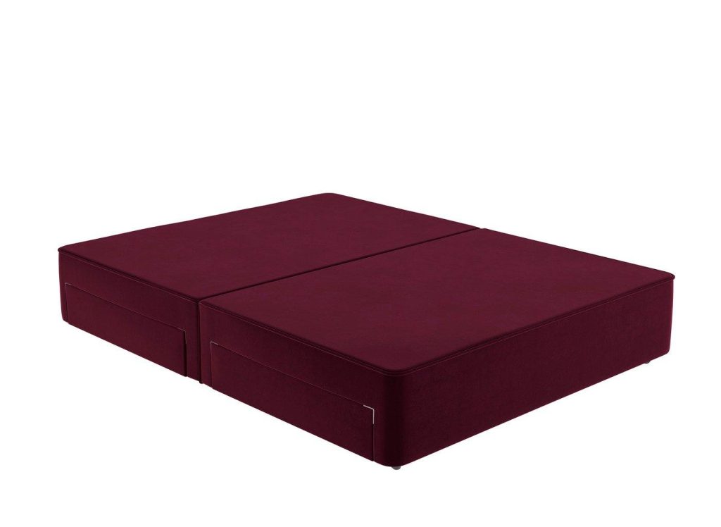Flaxby Sprung Divan Base  50 King  Brown | Bed Sava