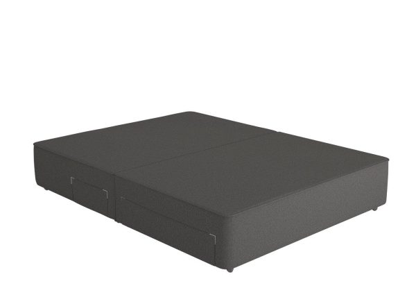 Flaxby Sprung Divan Base  60 Super King  Grey | Bed Sava