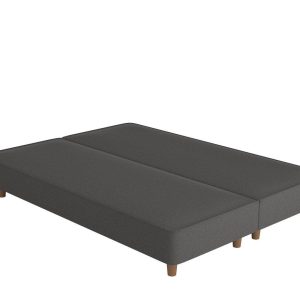 Flaxby Shallow Divan Bed Base  30 Single  Grey | Bed Sava