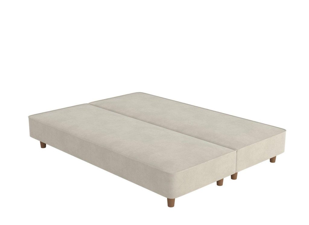Flaxby Shallow Divan Bed Base  60 Super King  Beige | Bed Sava