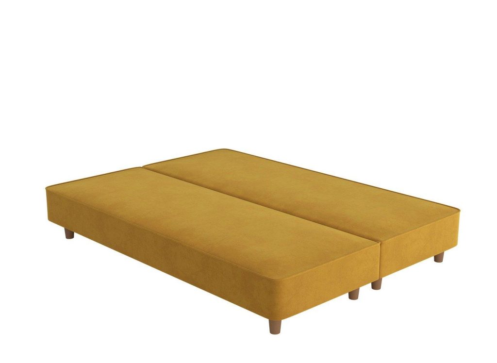 Flaxby Shallow Divan Bed Base  60 Super King  Gold | Bed Sava