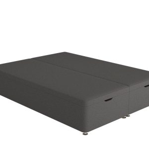 Flaxby Ottoman Divan Bed Base  60 Super King  Grey | Bed Sava