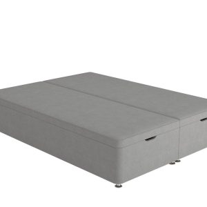 Flaxby Ottoman Divan Bed Base  46 Double  Silver | Bed Sava
