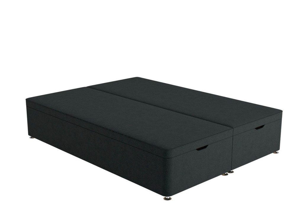 Flaxby Ottoman Divan Bed Base  60 Super King  Green | Bed Sava