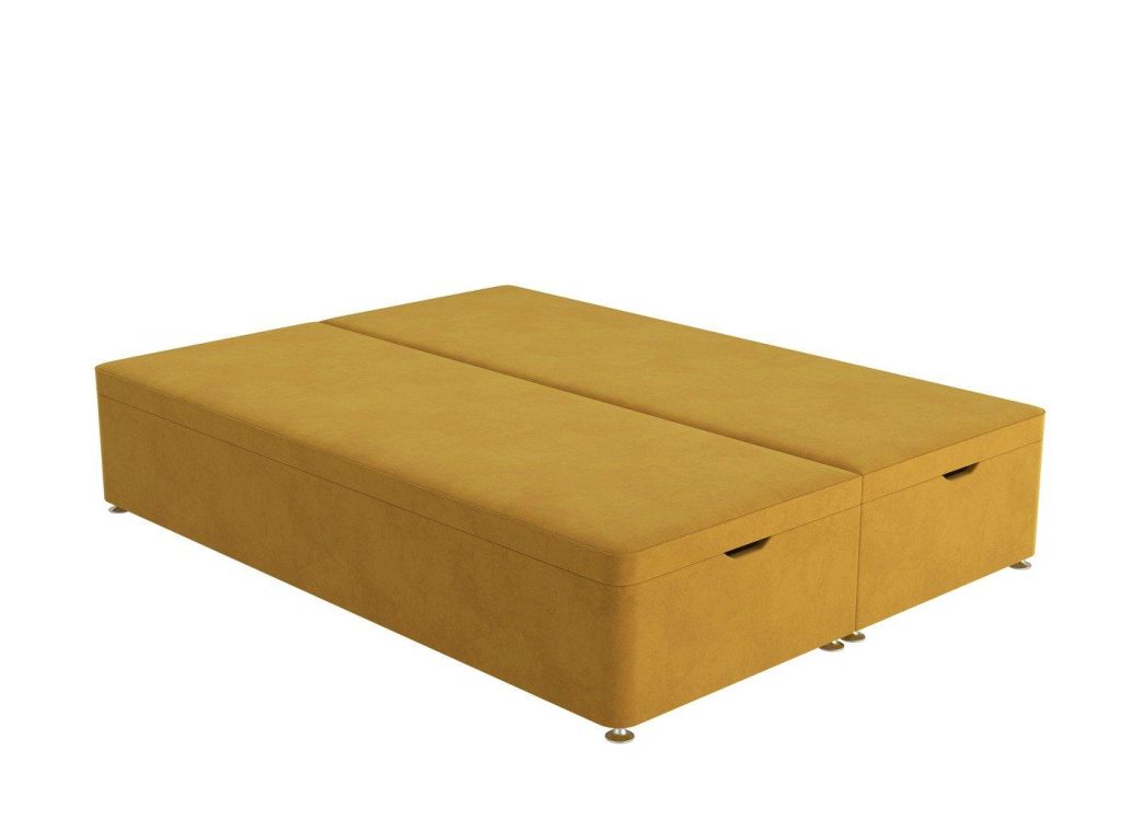 Flaxby Ottoman Divan Bed Base  60 Super King  Gold | Bed Sava