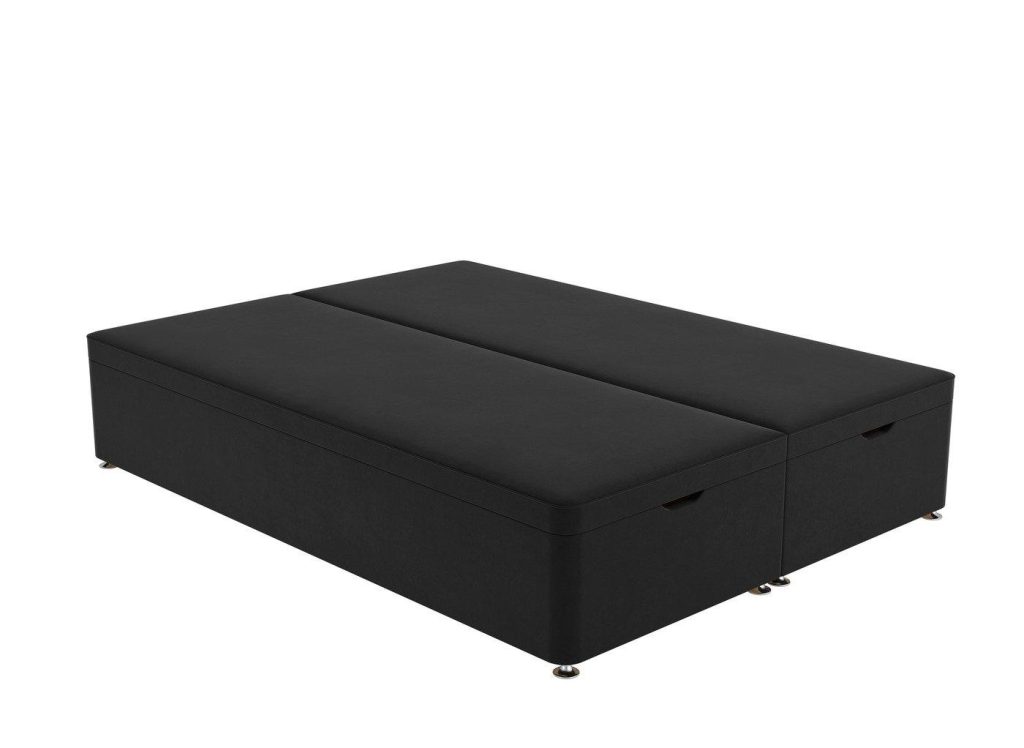 Flaxby Ottoman Divan Bed Base  50 King  Grey | Bed Sava