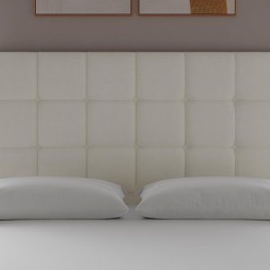 Sleepeezee Pompeii Headboard  46 Double  Cream | Bed Sava