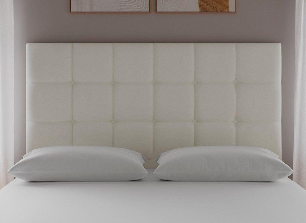 Sleepeezee Pompeii Headboard  60 Super King  Cream | Bed Sava