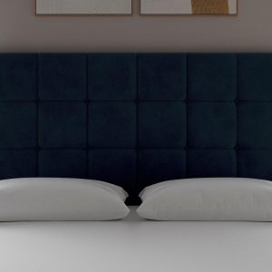 Sleepeezee Pompeii Headboard  46 Double  Blue | Bed Sava