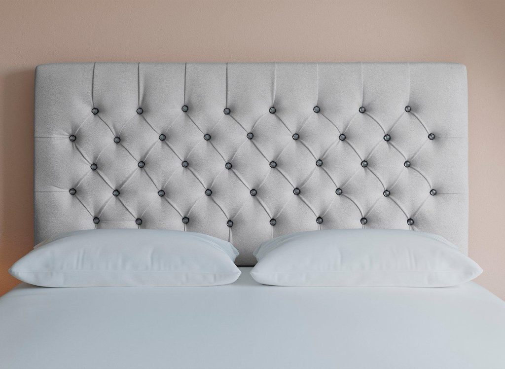 Sleepeezee Messina Headboard  30 Single  Silver | Bed Sava