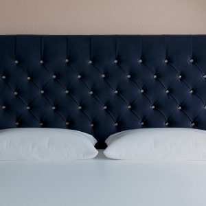Sleepeezee Messina Headboard  40 Small Double  Blue | Bed Sava