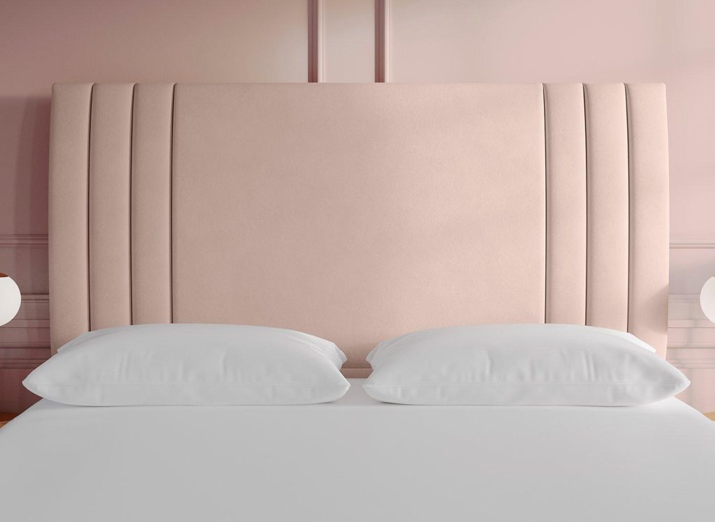 Sleepeezee Novara Headboard  60 Super King  Pink | Bed Sava