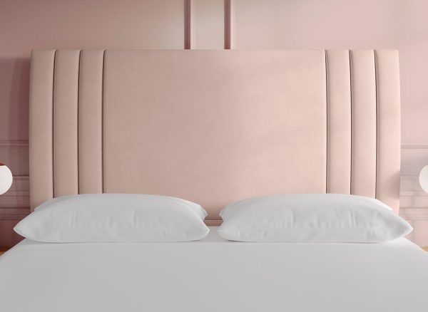 Sleepeezee Novara Headboard  60 Super King  Pink | Bed Sava