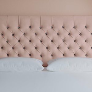 Sleepeezee Messina Headboard  50 King  Pink | Bed Sava