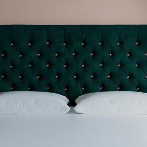Sleepeezee Messina Headboard  50 King  Green | Bed Sava