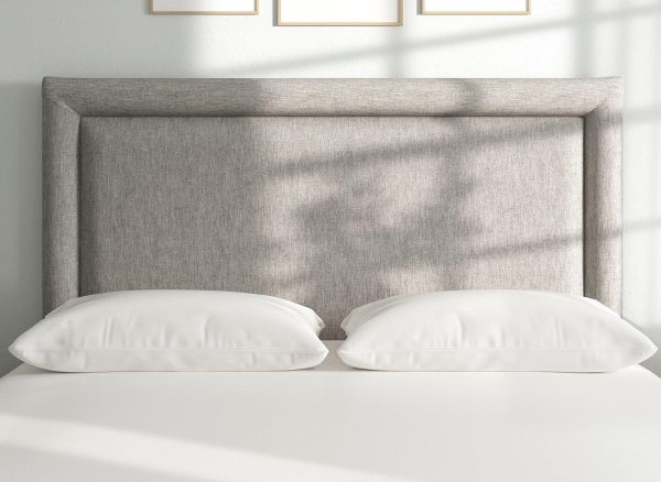 Dream Team Hatton Headboard  60 Super King  Grey | Bed Sava