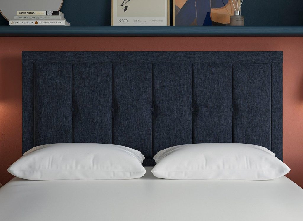 Dream Team Malham Headboard  60 Super King  Blue | Bed Sava