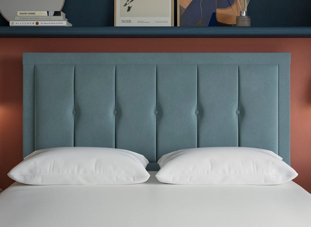 Dream Team Malham Headboard  40 Small Double  Blue | Bed Sava