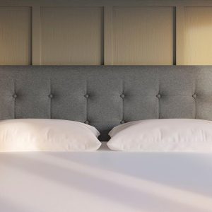 Dreams Workshop Fairfield Headboard  60 Super King  Grey | Bed Sava