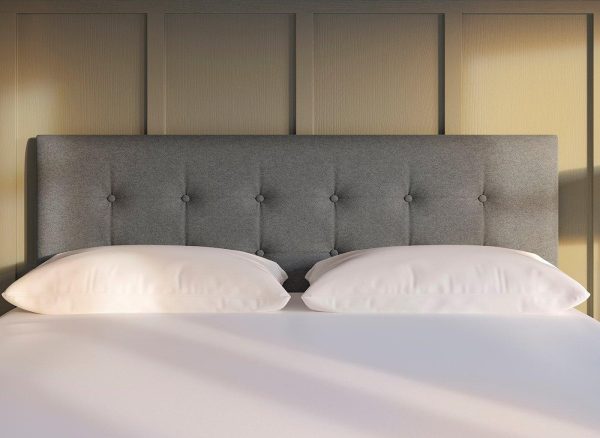 Dreams Workshop Fairfield Headboard  60 Super King  Grey | Bed Sava