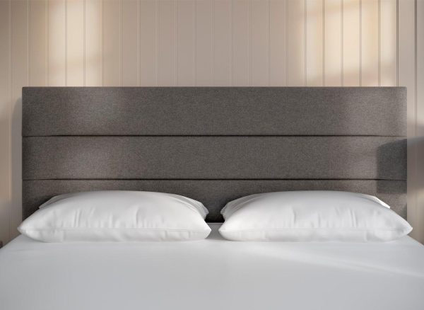 Dreams Workshop Stamford Headboard  60 Super King  Grey | Bed Sava