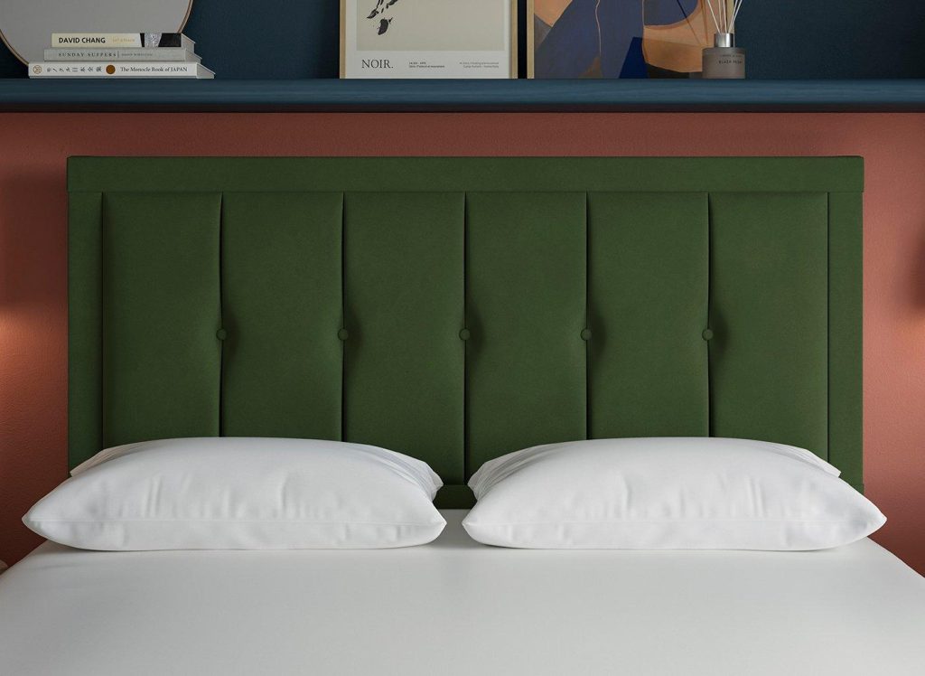 Dream Team Malham Headboard  30 Single  Green | Bed Sava