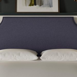 Sealy Tate Headboard  50 King  Blue | Bed Sava