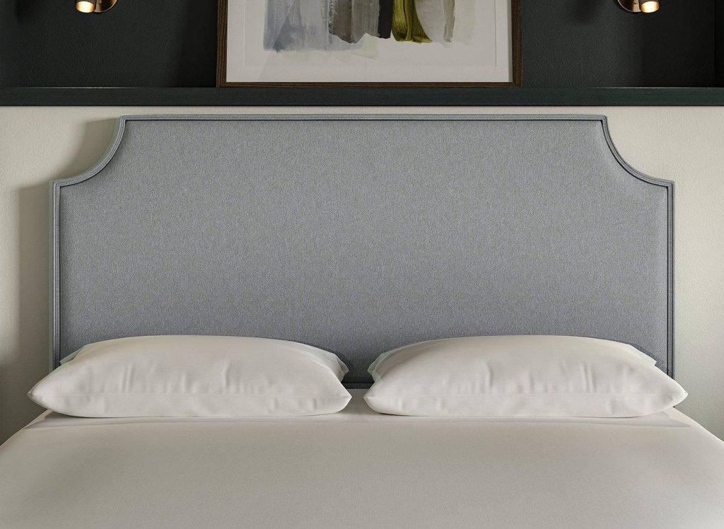 Sealy Tate Headboard  46 Double  Silver | Bed Sava