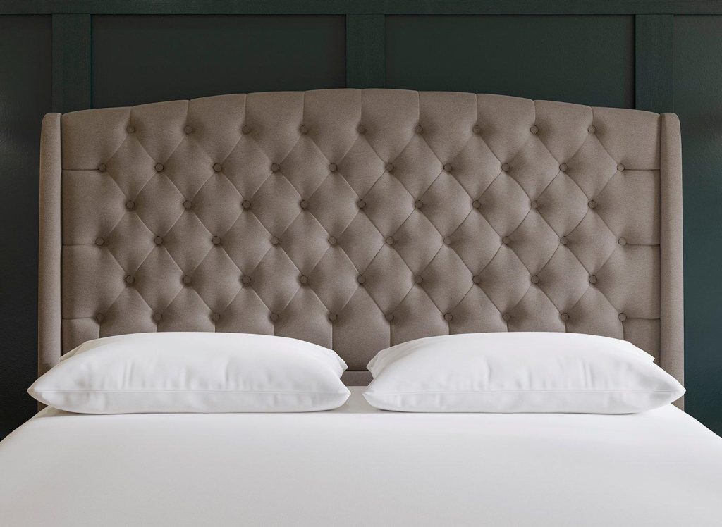 Sealy Pavilion Headboard  60 Super King  Brown | Bed Sava