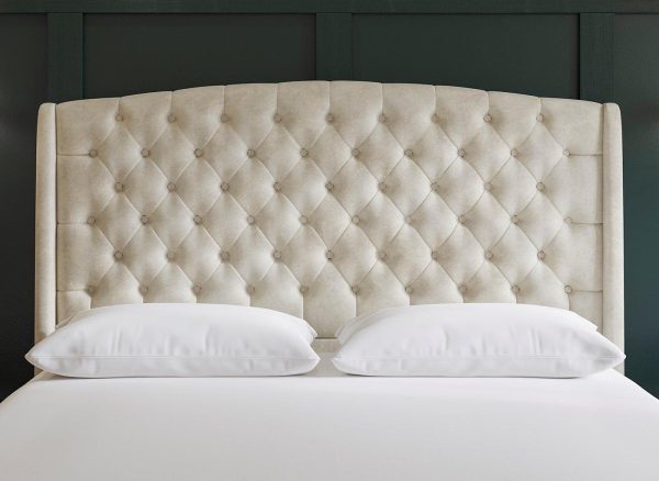 Sealy Pavilion Headboard  50 King  Grey | Bed Sava