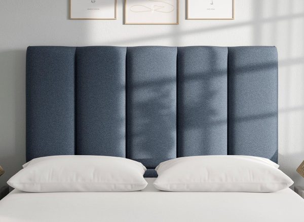 Flaxby Gransmore Headboard  40 Small Double  Blue | Bed Sava